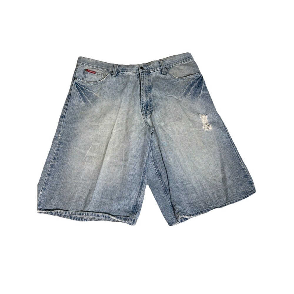 Vintage ecko unlimited Denim Shorts Men’s 36 Distressed 90s Y2K Punk